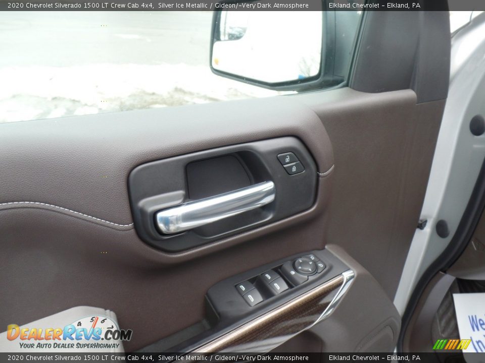2020 Chevrolet Silverado 1500 LT Crew Cab 4x4 Silver Ice Metallic / Gideon/­Very Dark Atmosphere Photo #14