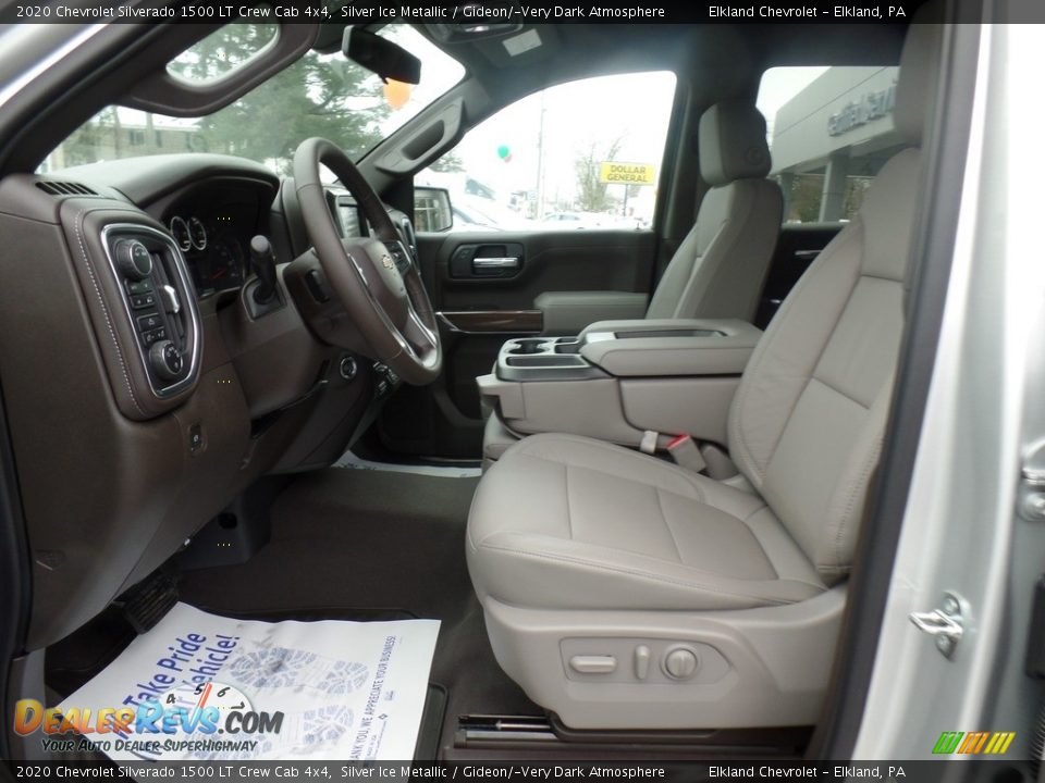 2020 Chevrolet Silverado 1500 LT Crew Cab 4x4 Silver Ice Metallic / Gideon/­Very Dark Atmosphere Photo #15