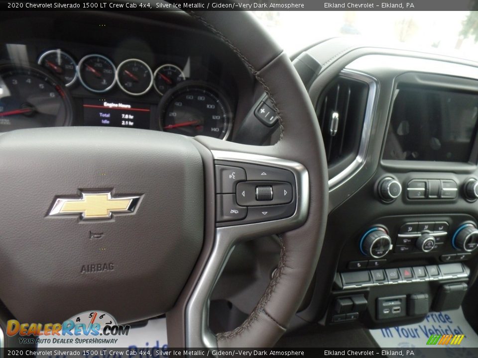 2020 Chevrolet Silverado 1500 LT Crew Cab 4x4 Silver Ice Metallic / Gideon/­Very Dark Atmosphere Photo #18