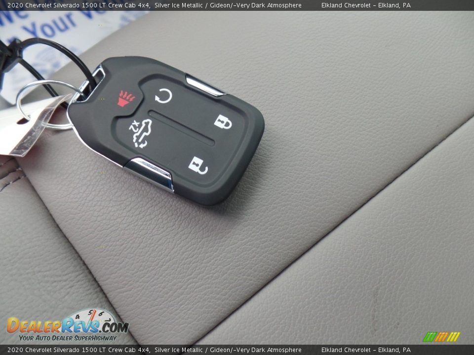 2020 Chevrolet Silverado 1500 LT Crew Cab 4x4 Silver Ice Metallic / Gideon/­Very Dark Atmosphere Photo #21