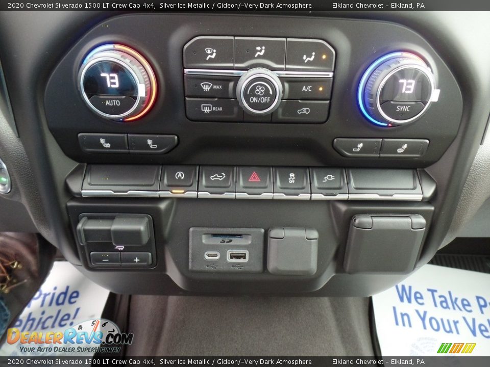 2020 Chevrolet Silverado 1500 LT Crew Cab 4x4 Silver Ice Metallic / Gideon/­Very Dark Atmosphere Photo #27