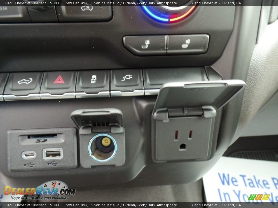 2020 Chevrolet Silverado 1500 LT Crew Cab 4x4 Silver Ice Metallic / Gideon/­Very Dark Atmosphere Photo #29