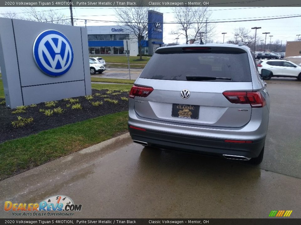 2020 Volkswagen Tiguan S 4MOTION Pyrite Silver Metallic / Titan Black Photo #3