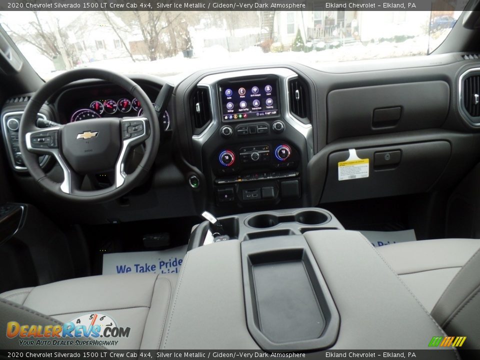 2020 Chevrolet Silverado 1500 LT Crew Cab 4x4 Silver Ice Metallic / Gideon/­Very Dark Atmosphere Photo #31