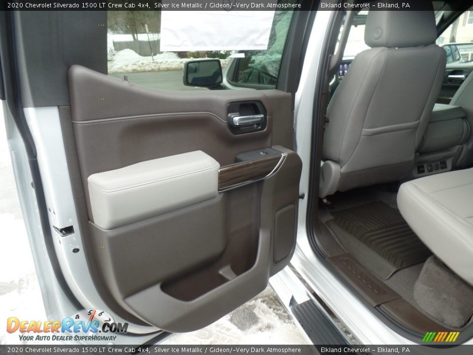 2020 Chevrolet Silverado 1500 LT Crew Cab 4x4 Silver Ice Metallic / Gideon/­Very Dark Atmosphere Photo #33