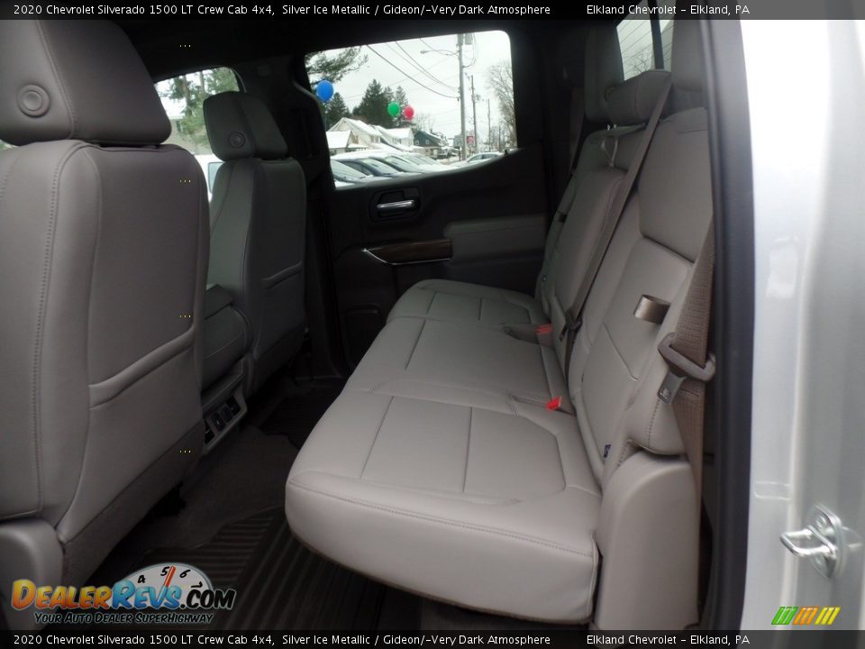 2020 Chevrolet Silverado 1500 LT Crew Cab 4x4 Silver Ice Metallic / Gideon/­Very Dark Atmosphere Photo #34