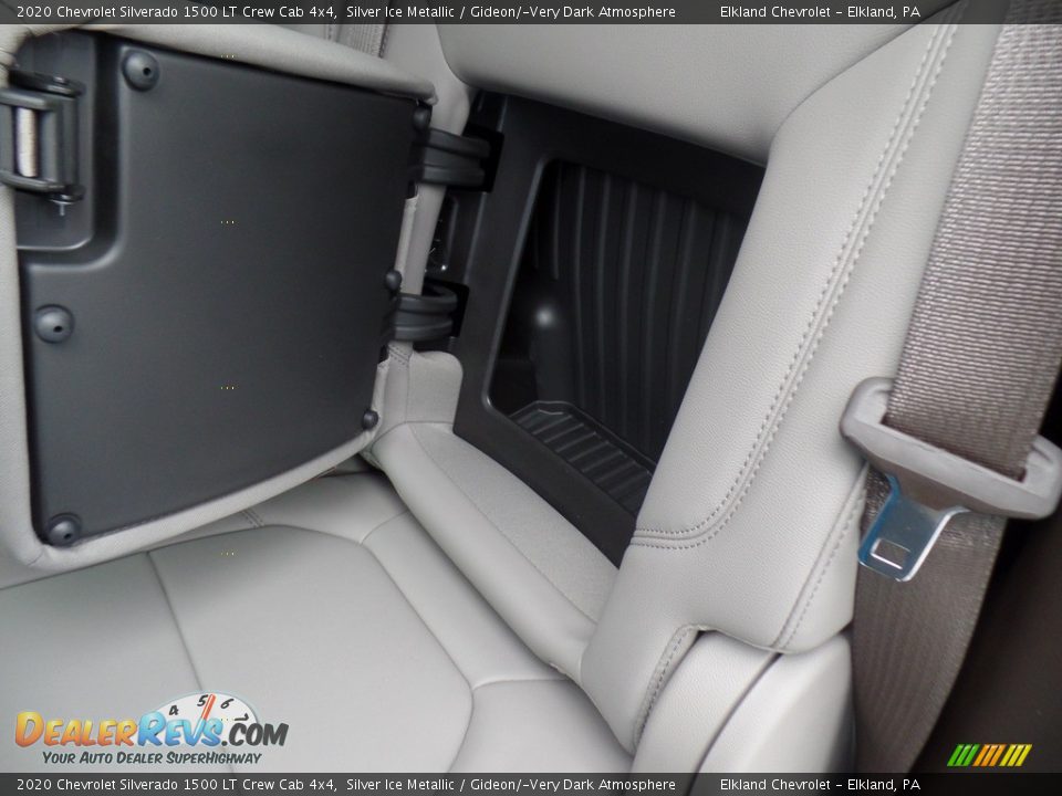 2020 Chevrolet Silverado 1500 LT Crew Cab 4x4 Silver Ice Metallic / Gideon/­Very Dark Atmosphere Photo #35