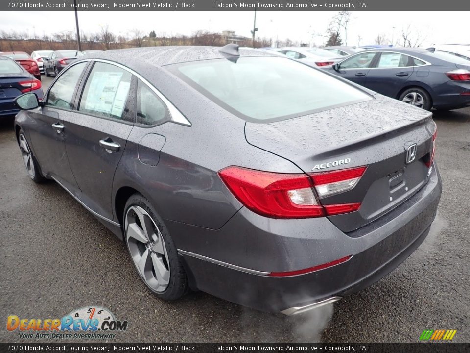 2020 Honda Accord Touring Sedan Modern Steel Metallic / Black Photo #2