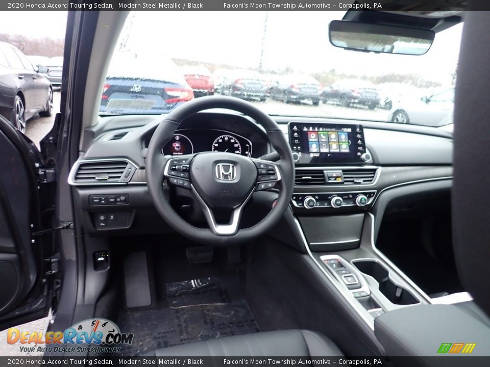 2020 Honda Accord Touring Sedan Modern Steel Metallic / Black Photo #10