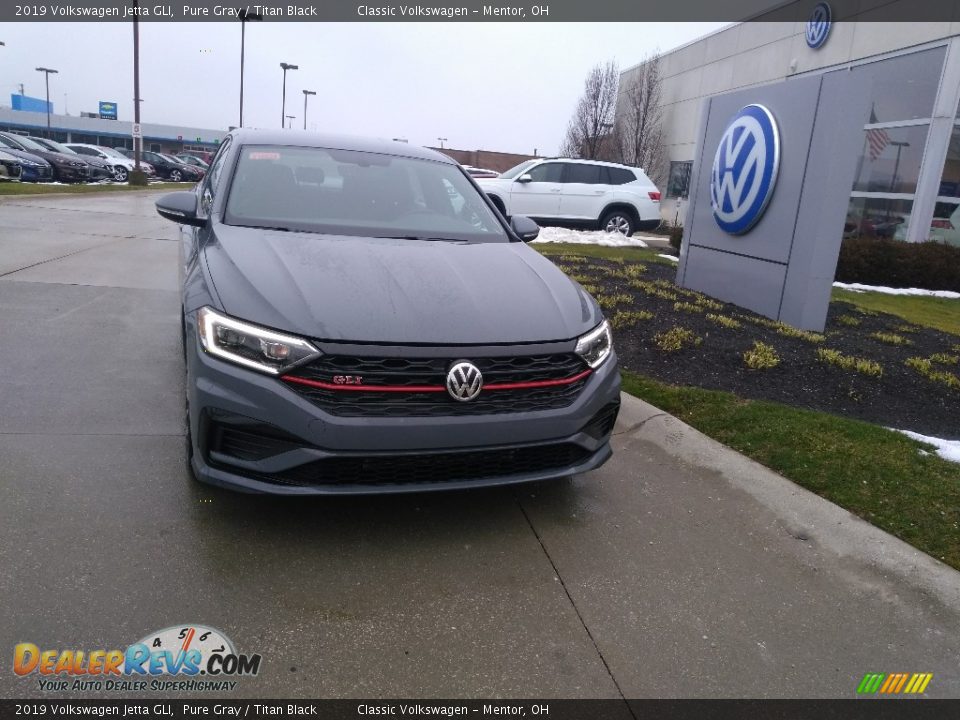 2019 Volkswagen Jetta GLI Pure Gray / Titan Black Photo #1