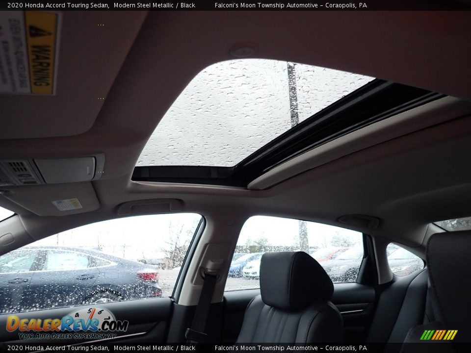 2020 Honda Accord Touring Sedan Modern Steel Metallic / Black Photo #13