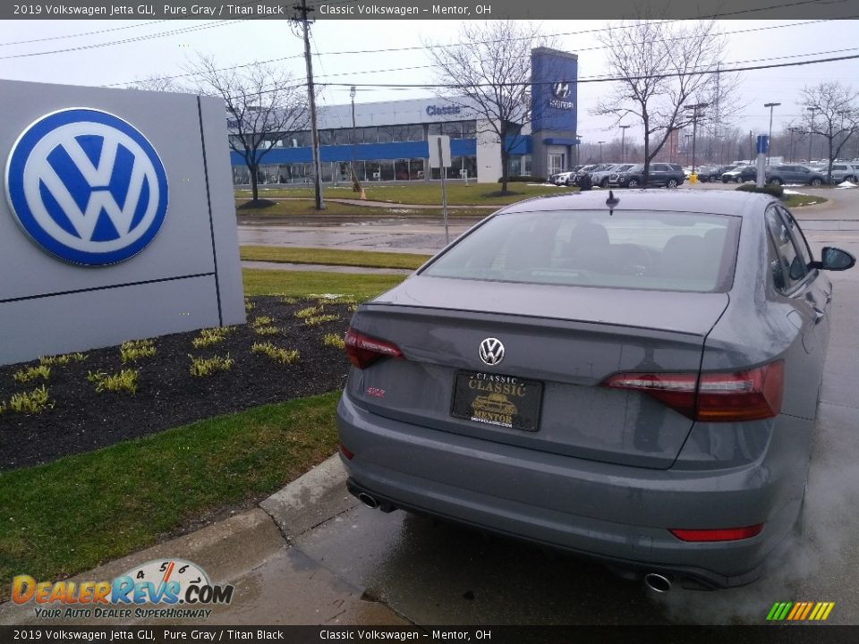 2019 Volkswagen Jetta GLI Pure Gray / Titan Black Photo #3