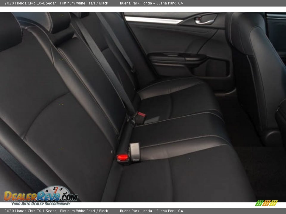 2020 Honda Civic EX-L Sedan Platinum White Pearl / Black Photo #26