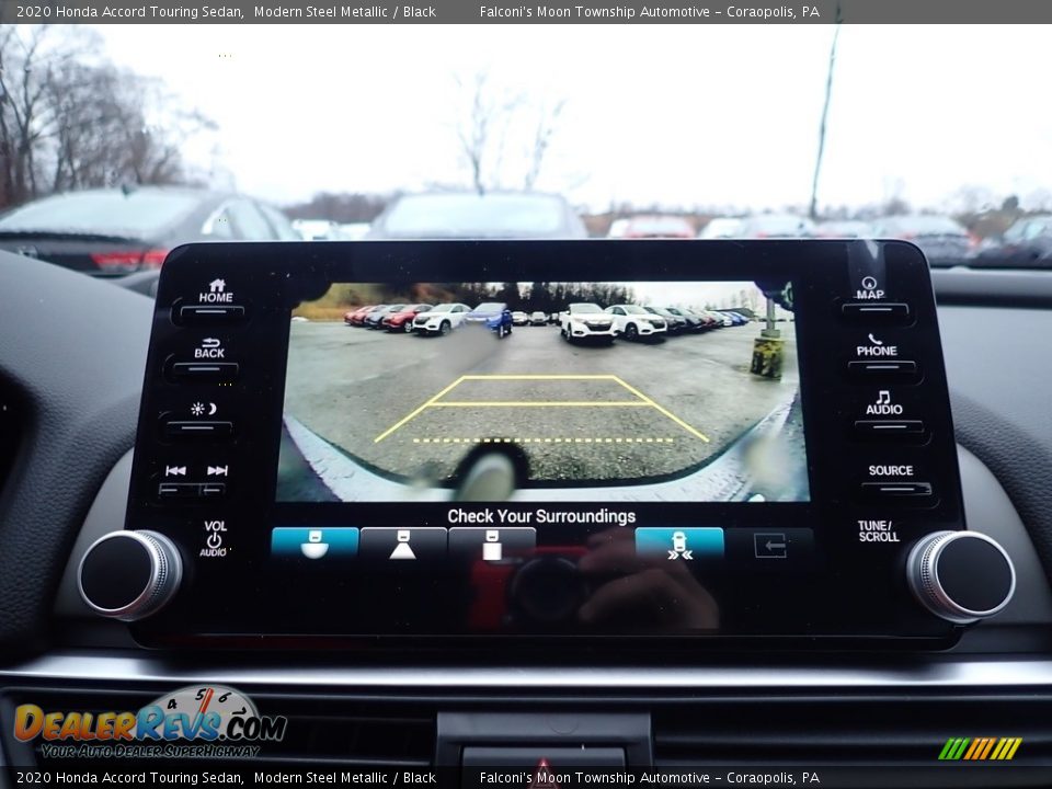 2020 Honda Accord Touring Sedan Modern Steel Metallic / Black Photo #15