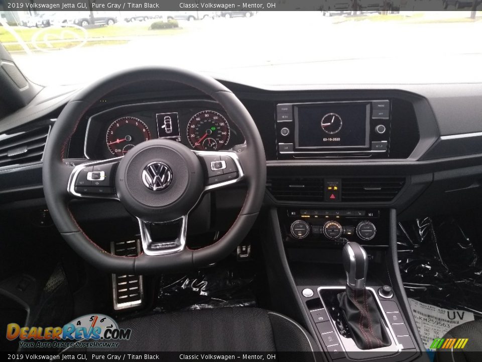 2019 Volkswagen Jetta GLI Pure Gray / Titan Black Photo #4