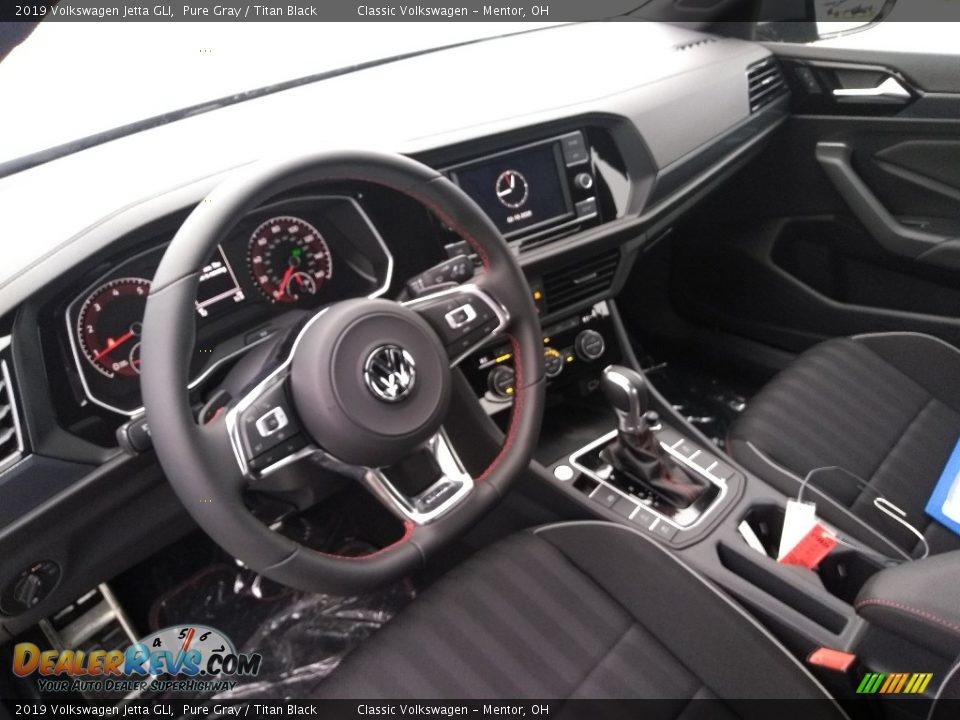 2019 Volkswagen Jetta GLI Pure Gray / Titan Black Photo #5