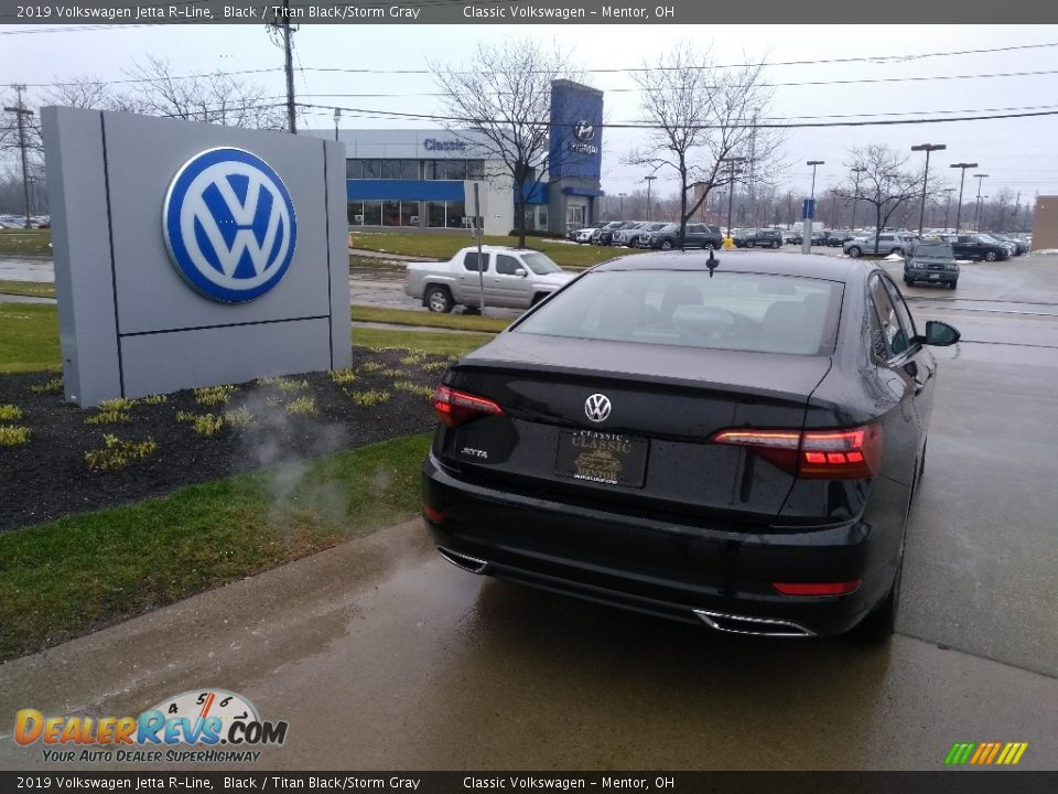 2019 Volkswagen Jetta R-Line Black / Titan Black/Storm Gray Photo #3
