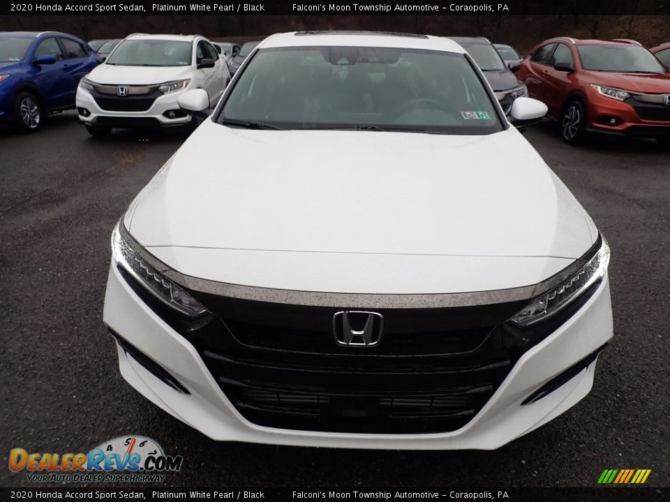 2020 Honda Accord Sport Sedan Platinum White Pearl / Black Photo #6