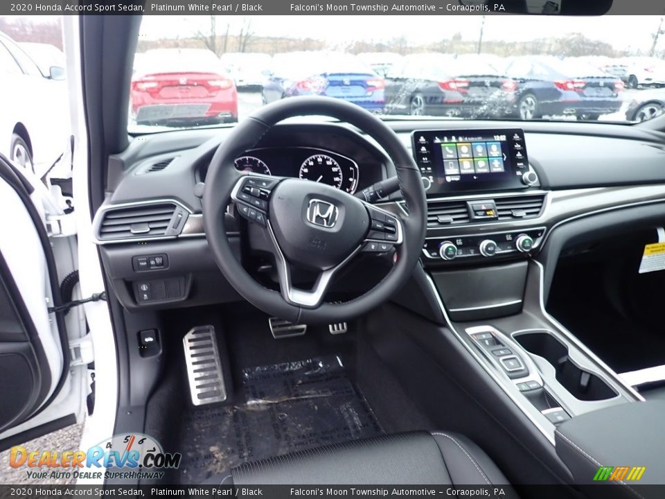 2020 Honda Accord Sport Sedan Platinum White Pearl / Black Photo #10