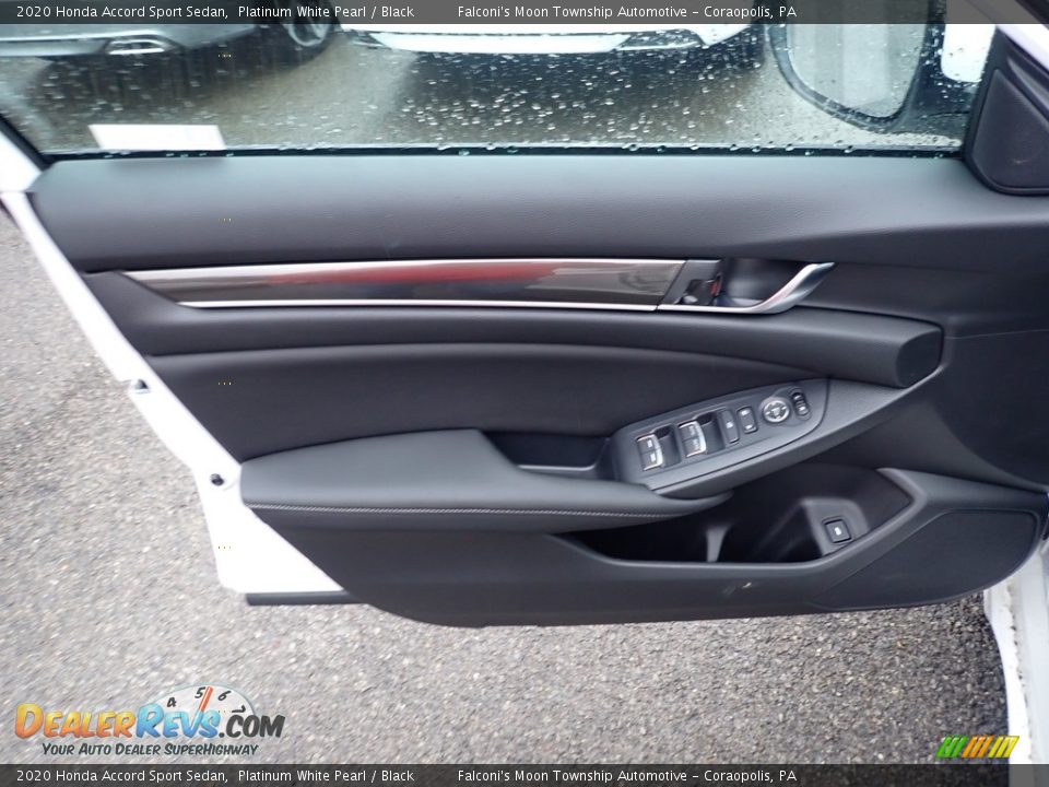 2020 Honda Accord Sport Sedan Platinum White Pearl / Black Photo #11
