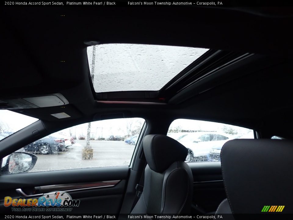 2020 Honda Accord Sport Sedan Platinum White Pearl / Black Photo #13