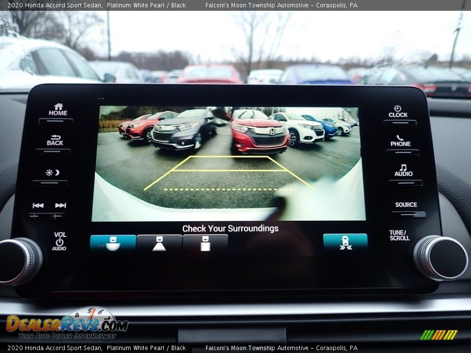 2020 Honda Accord Sport Sedan Platinum White Pearl / Black Photo #15