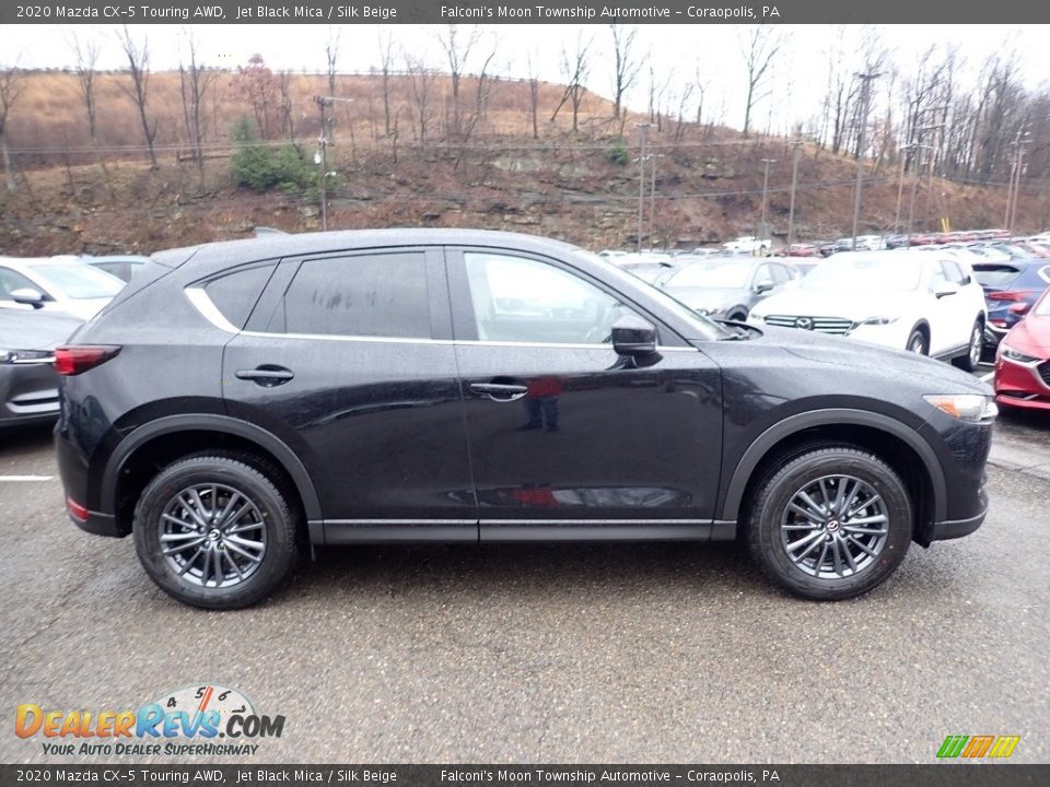 2020 Mazda CX-5 Touring AWD Jet Black Mica / Silk Beige Photo #1