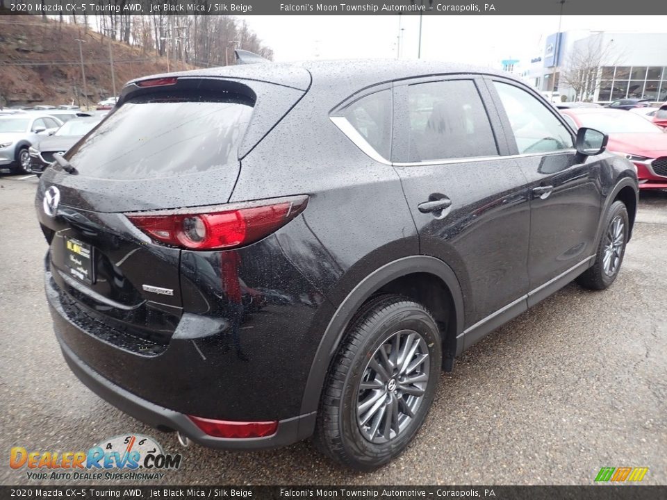 2020 Mazda CX-5 Touring AWD Jet Black Mica / Silk Beige Photo #2