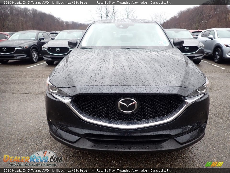 2020 Mazda CX-5 Touring AWD Jet Black Mica / Silk Beige Photo #4