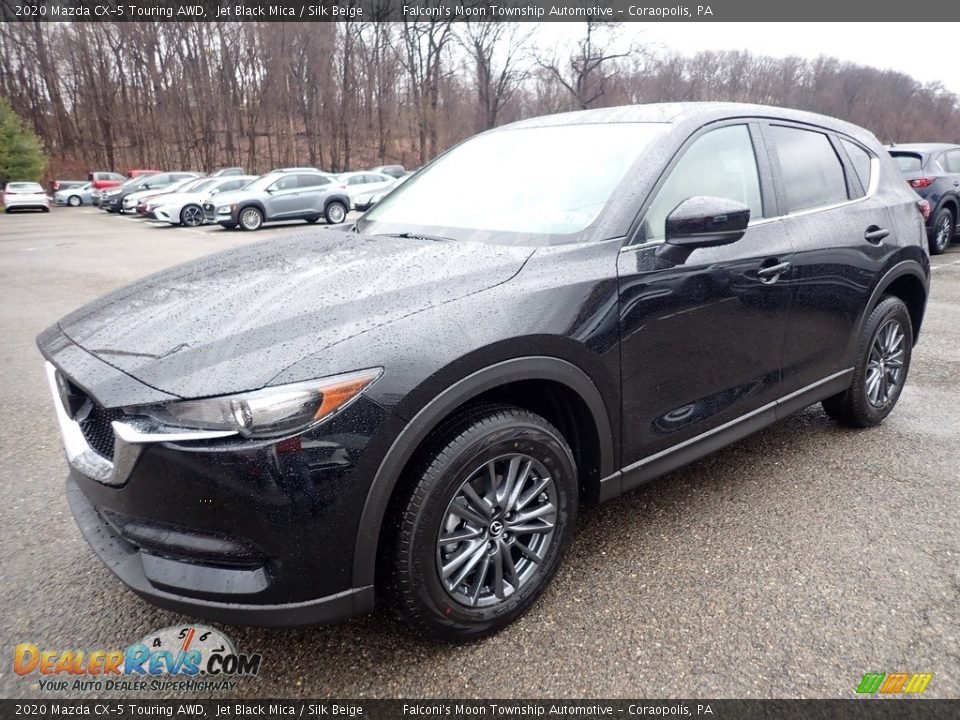 2020 Mazda CX-5 Touring AWD Jet Black Mica / Silk Beige Photo #5