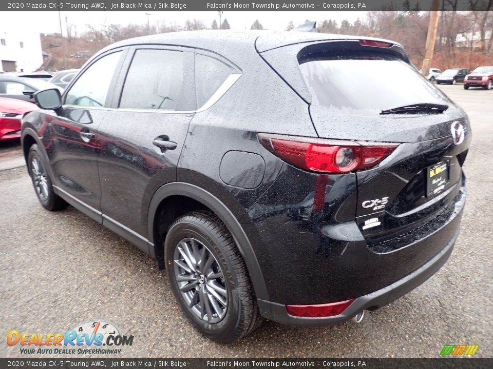 2020 Mazda CX-5 Touring AWD Jet Black Mica / Silk Beige Photo #6