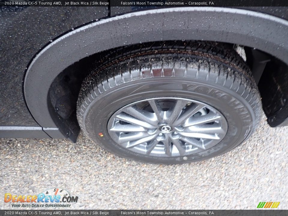 2020 Mazda CX-5 Touring AWD Jet Black Mica / Silk Beige Photo #7