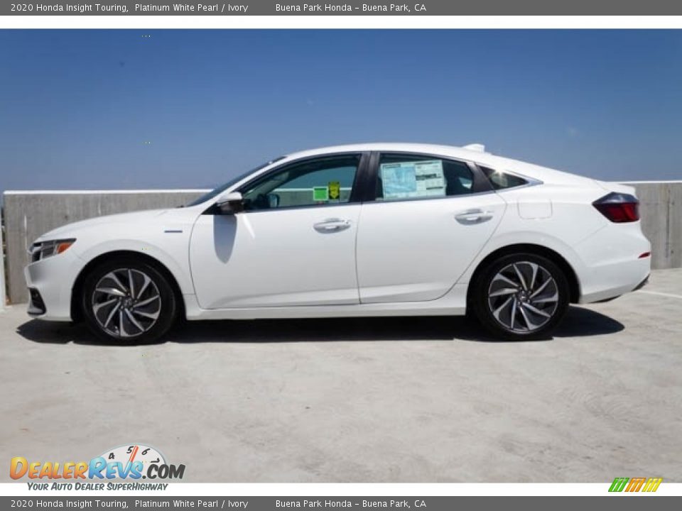 2020 Honda Insight Touring Platinum White Pearl / Ivory Photo #5