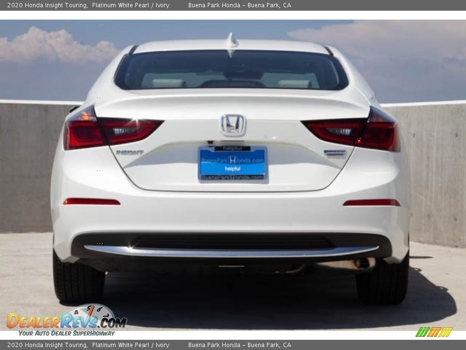 2020 Honda Insight Touring Platinum White Pearl / Ivory Photo #6