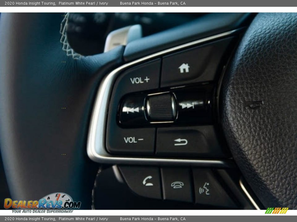 2020 Honda Insight Touring Platinum White Pearl / Ivory Photo #22