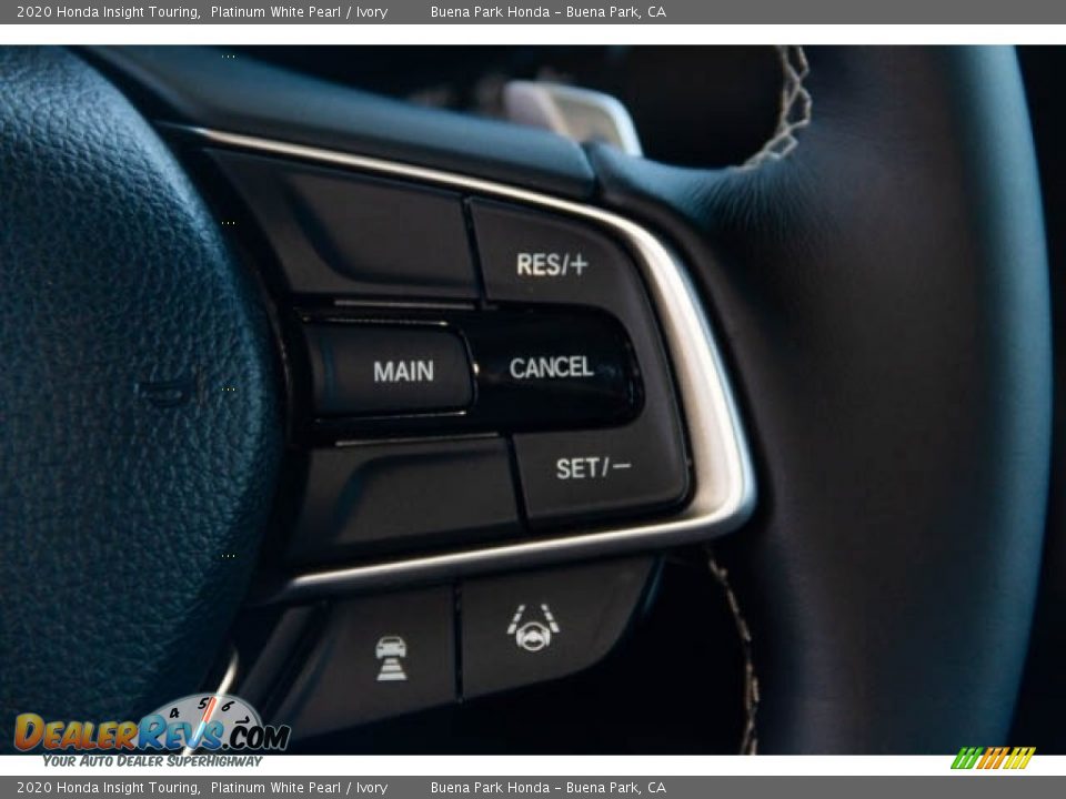 2020 Honda Insight Touring Platinum White Pearl / Ivory Photo #23