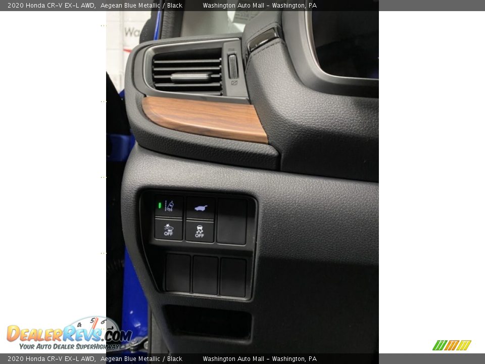 2020 Honda CR-V EX-L AWD Aegean Blue Metallic / Black Photo #12