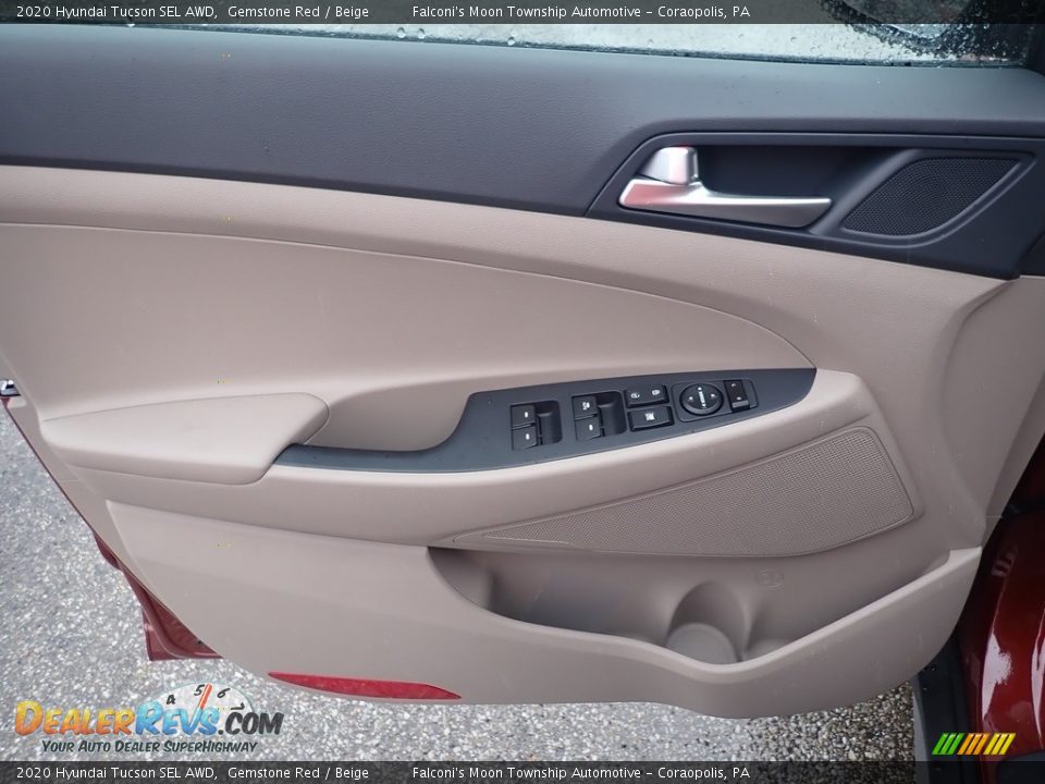 2020 Hyundai Tucson SEL AWD Gemstone Red / Beige Photo #11
