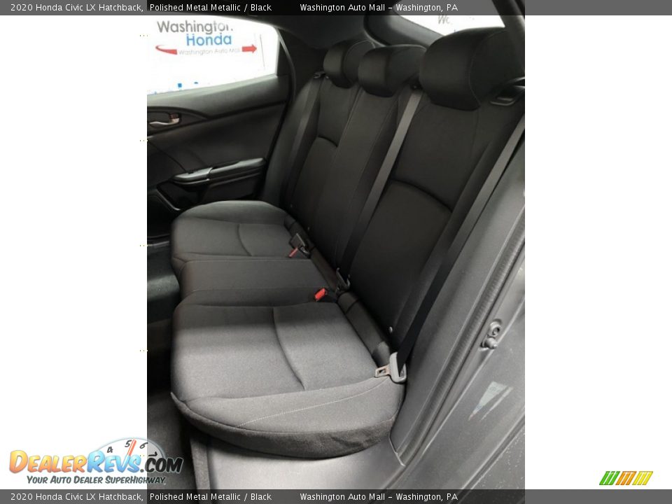 2020 Honda Civic LX Hatchback Polished Metal Metallic / Black Photo #18