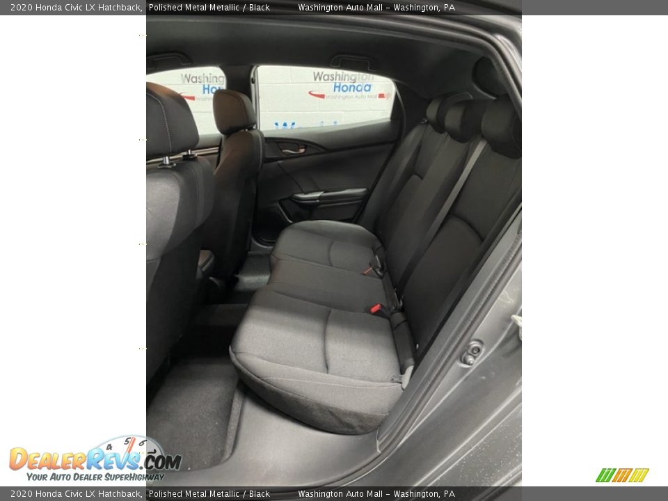 2020 Honda Civic LX Hatchback Polished Metal Metallic / Black Photo #19