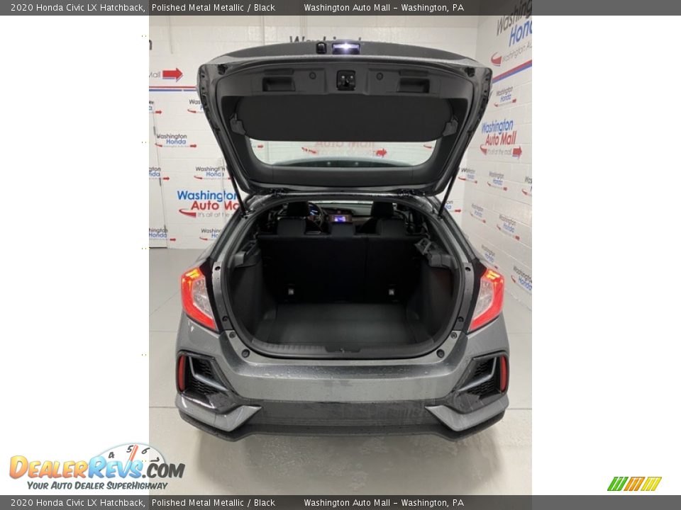 2020 Honda Civic LX Hatchback Polished Metal Metallic / Black Photo #20