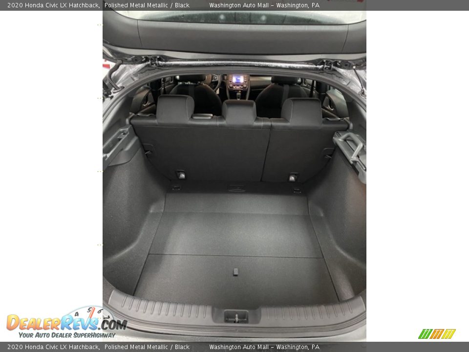 2020 Honda Civic LX Hatchback Polished Metal Metallic / Black Photo #21