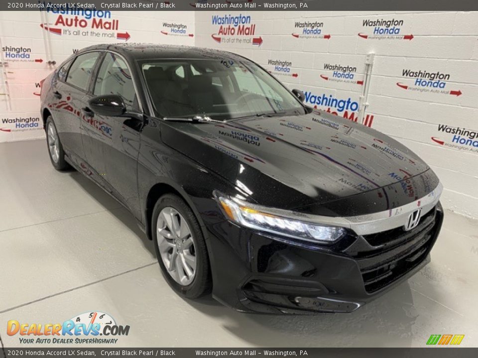 2020 Honda Accord LX Sedan Crystal Black Pearl / Black Photo #2
