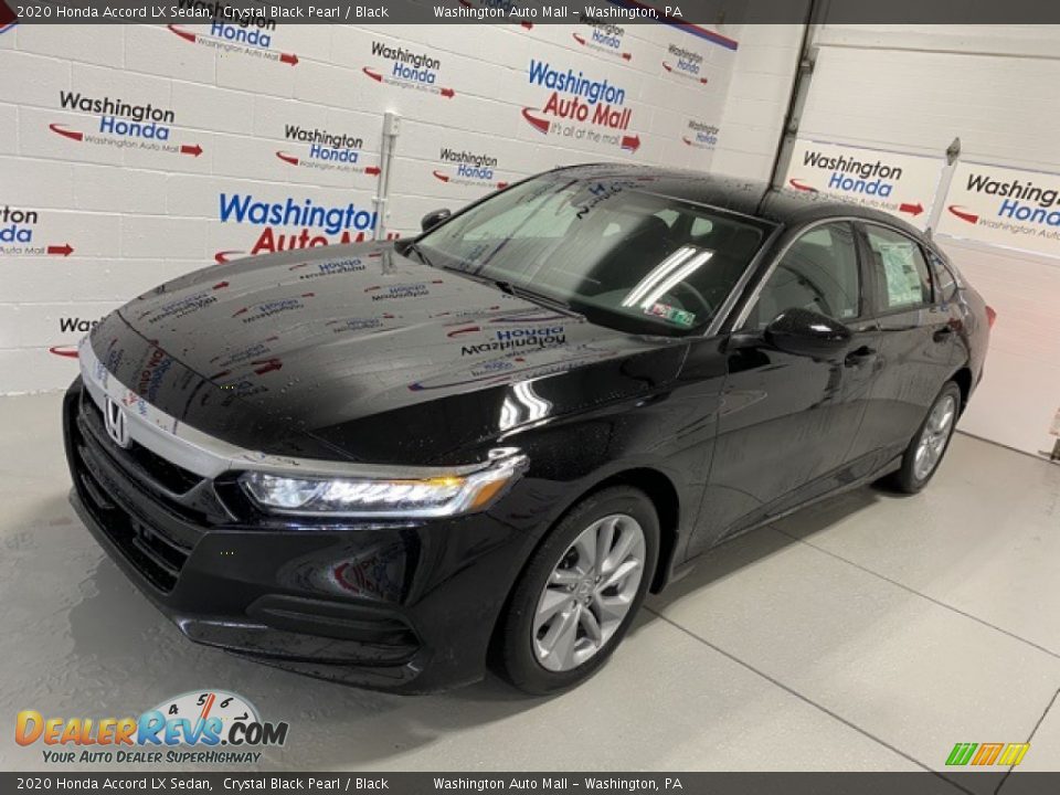 2020 Honda Accord LX Sedan Crystal Black Pearl / Black Photo #4
