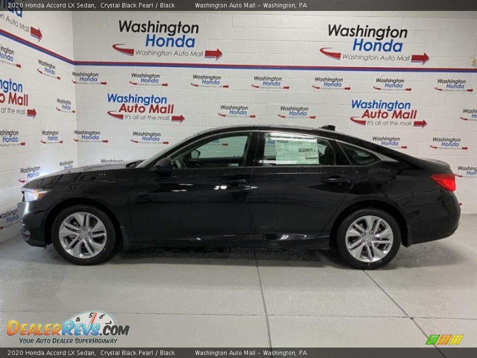 2020 Honda Accord LX Sedan Crystal Black Pearl / Black Photo #5