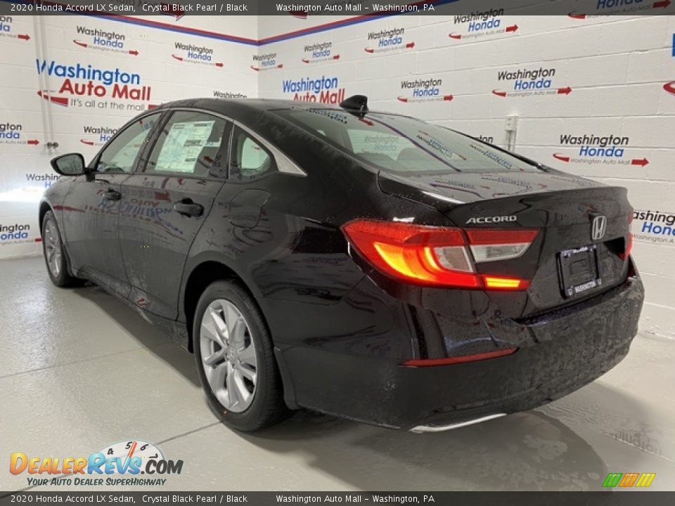 2020 Honda Accord LX Sedan Crystal Black Pearl / Black Photo #6