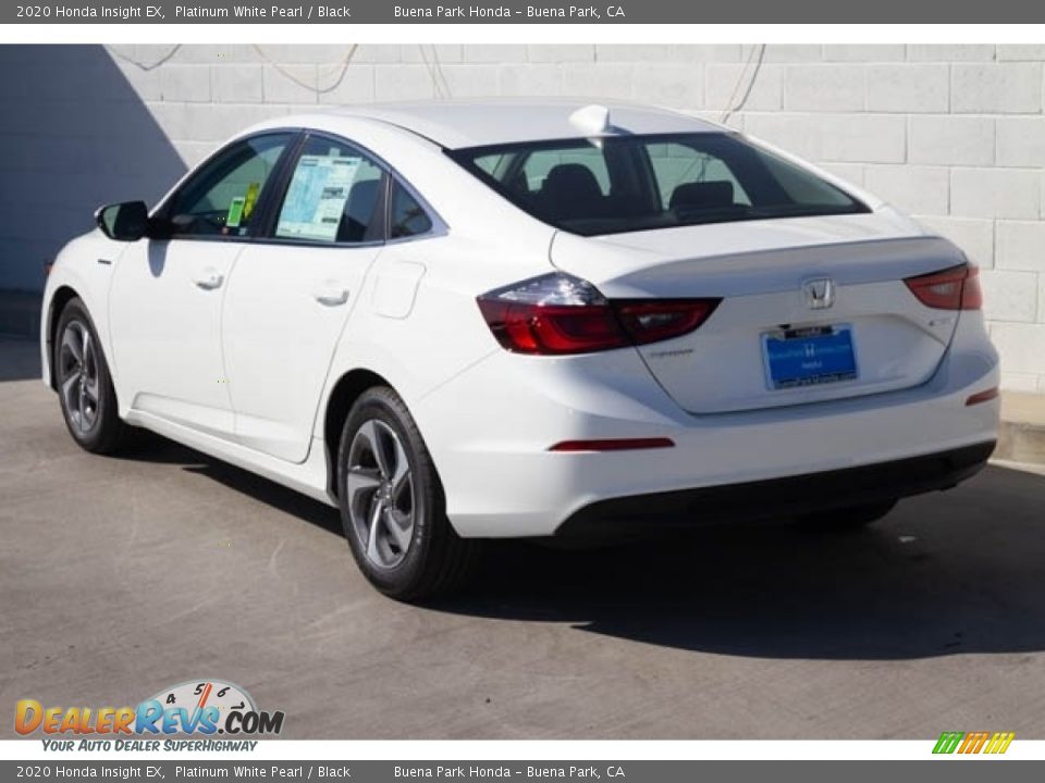 2020 Honda Insight EX Platinum White Pearl / Black Photo #2