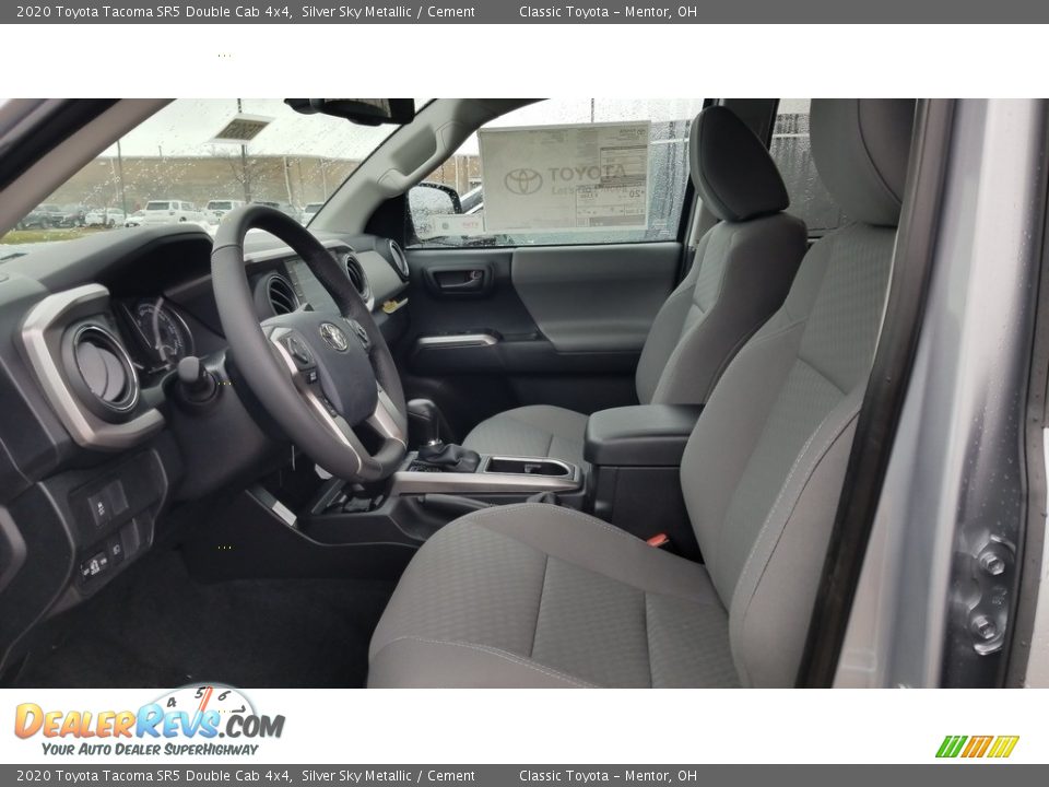 2020 Toyota Tacoma SR5 Double Cab 4x4 Silver Sky Metallic / Cement Photo #2