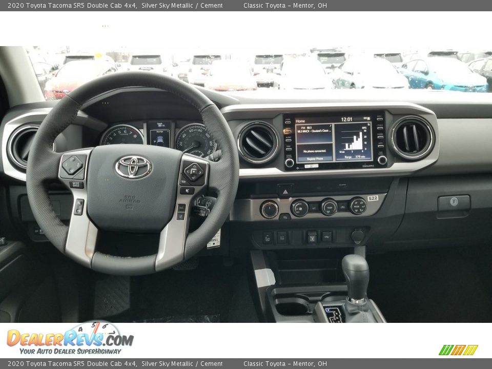 2020 Toyota Tacoma SR5 Double Cab 4x4 Silver Sky Metallic / Cement Photo #3