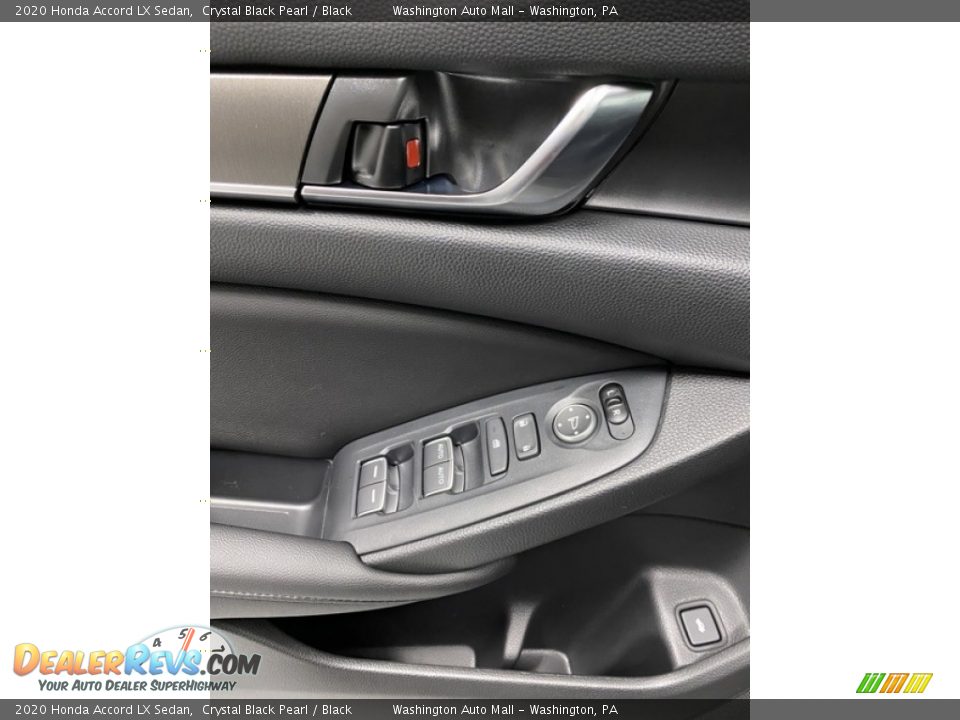 2020 Honda Accord LX Sedan Crystal Black Pearl / Black Photo #11